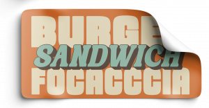 STICKER BURGER FOCA